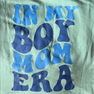 Blue Graphic Sweatshirt “In My Boy Mom Era”